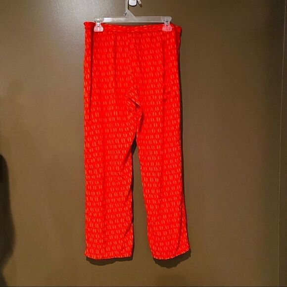 Natori Pajama Pants Size Medium Red & Pink - Picture 6 of 8